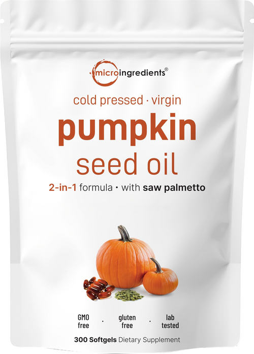 Micro Ingredients Pumpkin Seed Oil with Saw Palmetto Softgels